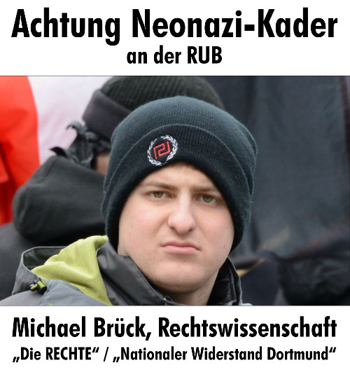 Neonazi-Kader Michael Brück studiert Jura an der RUB